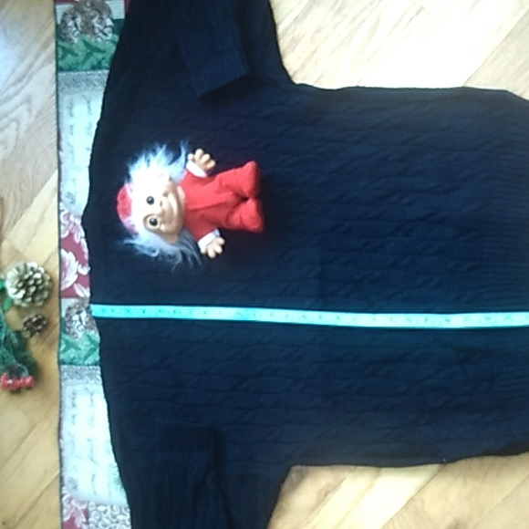 ⚜️ NWOT MEN'S Eddie Bauer Cable Knit Sweater 100% Cotton XL UNISEX - Picture 5 of 14